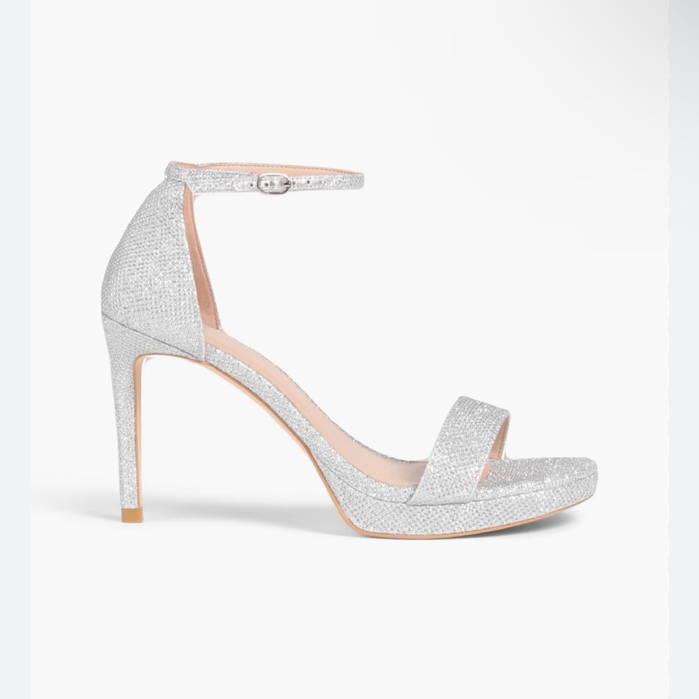 Stuart Weitzman Kassidy glitter/sparkle platform.